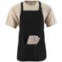 Augusta 4250 Medium Length Apron with Pouch 1