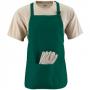 Augusta 4250 Medium Length Apron with Pouch 2