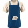 Augusta 4250 Medium Length Apron with Pouch 5