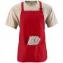 Augusta 4250 Medium Length Apron with Pouch 6