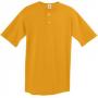 Augusta 581 Youth Two Button Baseball Jersey Gold
