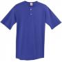 Augusta 581 Youth Two Button Baseball Jersey Purple