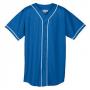 Augusta 594 Youth Wicking Mesh Button Front Jersey royal/white
