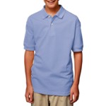 Blue Generation BG5204 Youth Short Sleeve Pique Polo Shirt