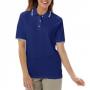 Blue Generation BG6205 Women's Tipped Collar & Cuff Pique Polo Shirt 8