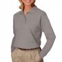 Blue Generation BG6207 Women's Pocketless Long Sleeve Pique Polo Shirt 12