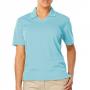 Blue Generation BG6209 Ladies Short Sleeve V-Neck Pique Polo Shirt 17