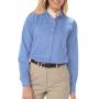 Blue Generation BG6213 Ladies Long Sleeve Twill Button Front Shirt 3