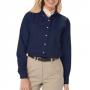 Blue Generation BG6213 Ladies Long Sleeve Twill Button Front Shirt 6