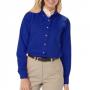 Blue Generation BG6213 Ladies Long Sleeve Twill Button Front Shirt 9