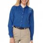 Blue Generation BG6213 Ladies Long Sleeve Twill Button Front Shirt 14