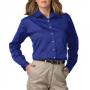 Blue Generation BG6217 Ladies Long Sleeve Teflon Treated Twill Shirt 3