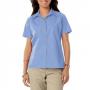 Blue Generation BG6217S Ladies Short Sleeve Teflon Treated Twill Shirt 8