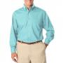 Blue Generation BG7216 Mens Easy Care Long Sleeve Poplin Button Front Shirt 19