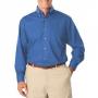Blue Generation BG7216 Mens Easy Care Long Sleeve Poplin Button Front Shirt 13