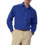 Blue Generation BG7218 Men's Easy Care Stretch Poplin Long Sleeve Shirt 1