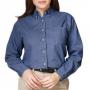 Blue Generation BG8202 Women's Long Sleeve Premium Denim Shirt 1