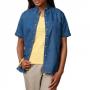 Blue Generation BG8202S Women's Short Sleeve Premium Denim Shirt 1