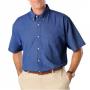 Blue Generation BG8206S Men's Short Sleeve Premium Denim Shirt 1