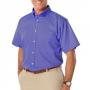 Blue Generation BG8213S Men's Short Sleeve Twill Button Front Shirt 9