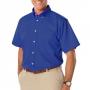 Blue Generation BG8213S Men's Short Sleeve Twill Button Front Shirt 10
