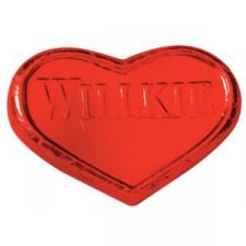 Chocolate Inn Heart D 1oz with Foil Wrapper