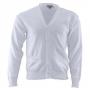 Edwards Garment 350 V-Neck Tuff-Pil Cardigan with Two Pockets