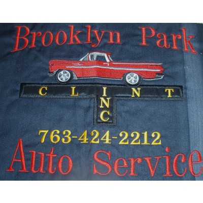 Logo 15 Brooklyn Park Auto Jacket Back Logo