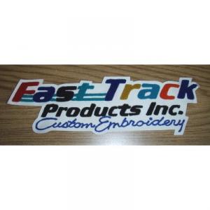 Logo 32 Fast Track Products Chenille Jacket Back