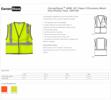 WTS CornerStone  CSV100 ANSI 107 Class 2 Economy Mesh One-Pocket Vest 2