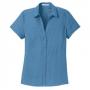 Port Authority L662 Ladies Textured Camp Shirt 2