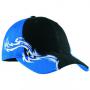 Port Authority C859 Colorblock Racing Cap with Flames 1