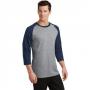 Port & Company PC55RS 50/50 Cotton/Poly 3/4-Sleeve Raglan T-Shirt 2