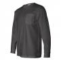 Bayside 8100 USA-Made Long Sleeve T-Shirt with a Pocket 2