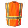 ML Kishigo 1511 Safety Vest orange back view