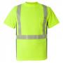 ML Kishigo 9114 Safety T-Shirt lime front view