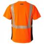 ML Kishigo 9114 Safety T-Shirt orange back view